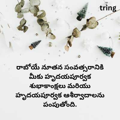 New Year Greetings in Telugu