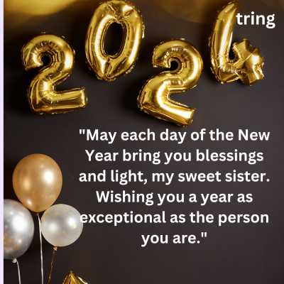 Heart-touching New Year Wishes for Sister