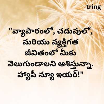 New Year Wishes for Sister in Telugu