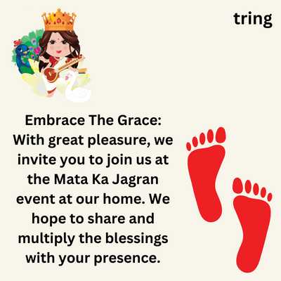 Invitation Card for Mata ka Jagran
