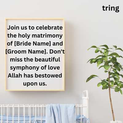 Islam Wedding Invitations