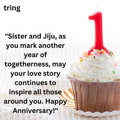 Digital Anniversary Greeting Card For Sister And Jiju