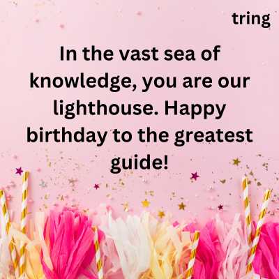 Digital Birthday Greeting Card Messages For Teacher