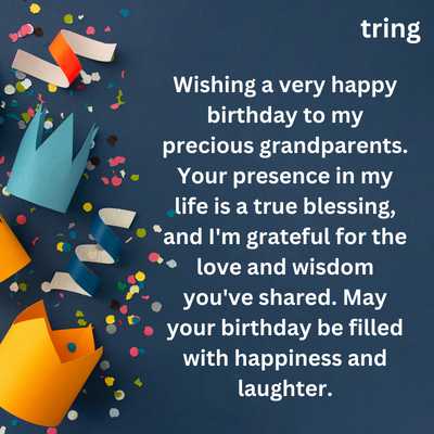 Birthday Wishes for Grandparents