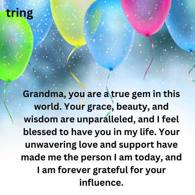 Long Birthday Wishes For Grandmother