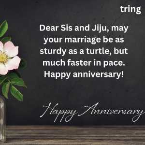 1st Wedding Anniversary Wishes For Sister And Jiju