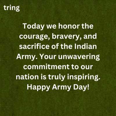 Emotional Indian Army Day Wishes