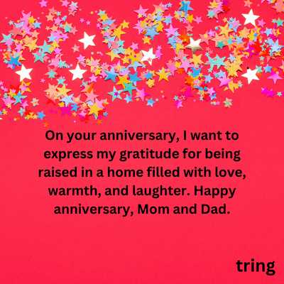 Marriage Anniversary Wishes For Parents