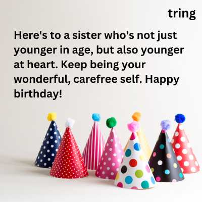 Best Birthday Wishes for Younger Sister