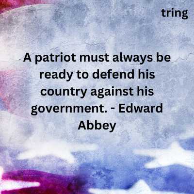 Famous Patriotism Quotes