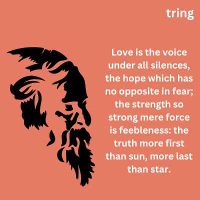 Rabindranath Tagore's Quotes On Love