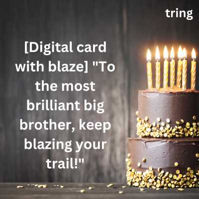 Digital Greeting Card For Big Brother