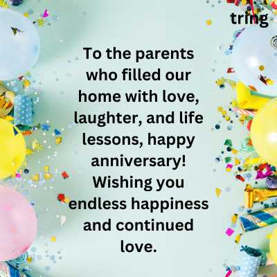 Anniversary Greeting Card Wishes For Parents