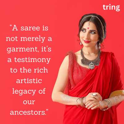 Quotes To Send To Saree Lovers On Video Message