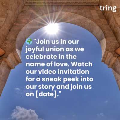 Video Invitation Card For Muslim Wedding