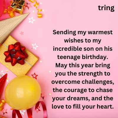 Greeting Card Birthday Wishes for Teenage Son