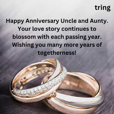 Wedding Anniversary Wishes For Uncle and Aunty