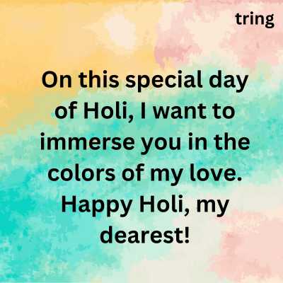 Holi Wishes For Love