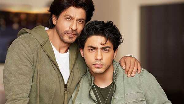 Aryan Khan with his father, SRK