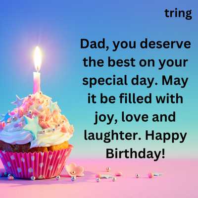 Birthday Wishes For Dad From Son