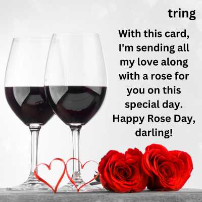 Greeting Card Rose Day Wishes For Husband