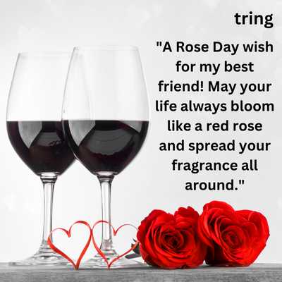Rose Day Wishes for Best Friend