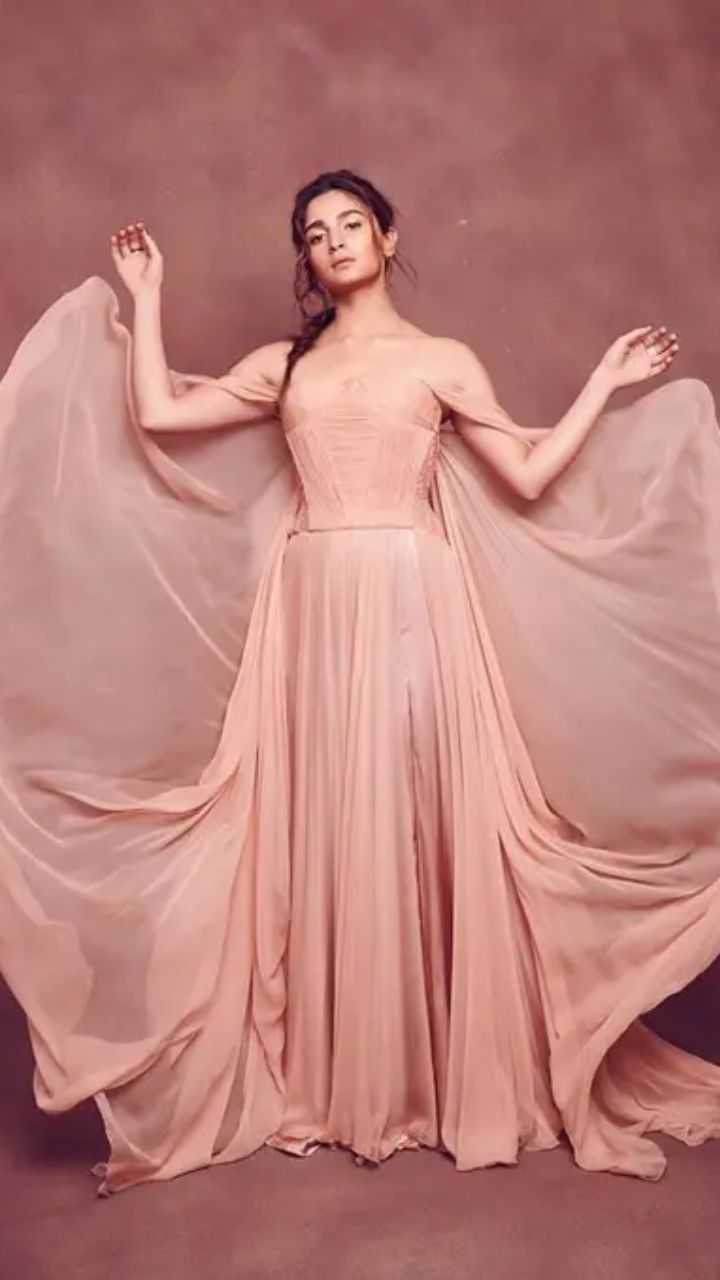 Alia Bhatt in Blush Pink Gown