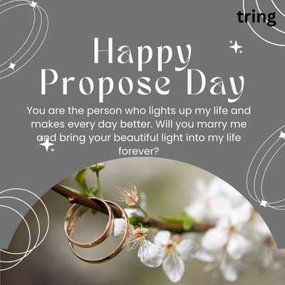Marriage Proposal Lines for Boyfriend