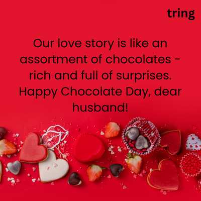 Greeting Card Chocolate Day Messages For Husband 