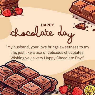 Chocolate Day Messages For Husband 