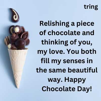 Romantic Chocolate Day Messages for Girlfriend