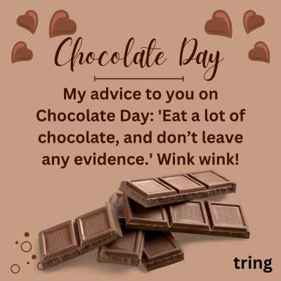 Happy Chocolate Day Funny Wishes