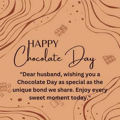 Chocolate Day Wishes For Husband