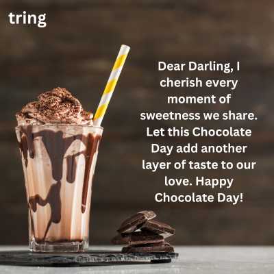 WhatsApp Chocolate Day Wishes for Girlfriend