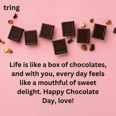 Chocolate Day Quotes For Girlfriend