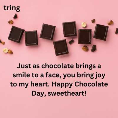 WhatsApp Chocolate Day Quotes For Wife