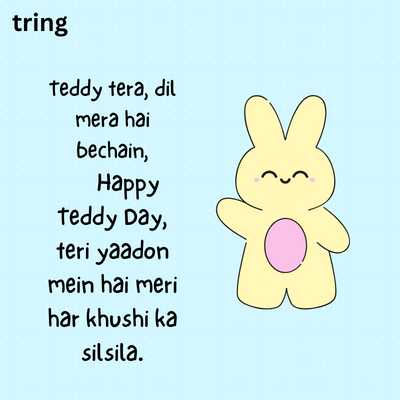 Teddy Day Shayari for Girlfriend