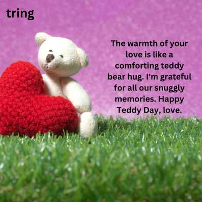 Teddy Day Greeting Card Messages for Your Partner