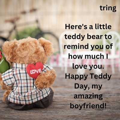 Teddy Day Messages for Boyfriend