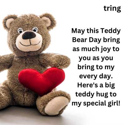 Teddy Bear Day Messages For Girlfriend