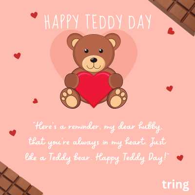 Teddy Day WhatsApp Messages for Husband