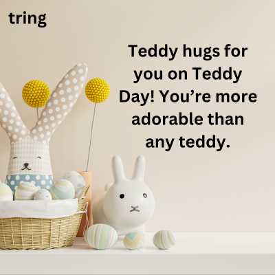 Short Teddy Day Quotes Lover