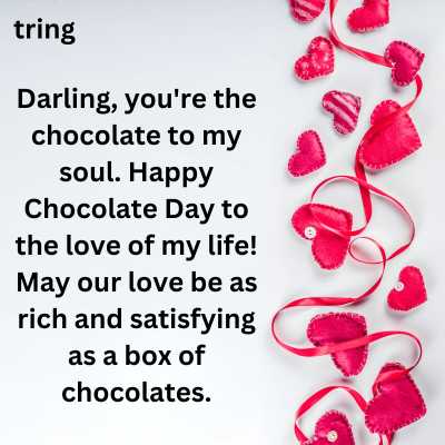 Chocolate Day Wishes for Husband