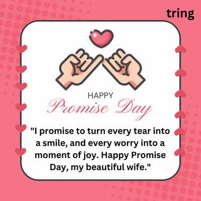 Promise Day Wishes For Wife