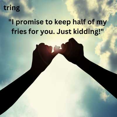 Funny Promise Day Caption