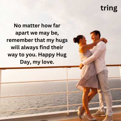 Hug Day Wishes for Girlfriend