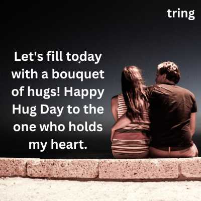 Hug Day WhatsApp Wishes for Girlfriend