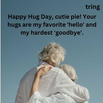 Cute Hug Day Wishes Girlfriend