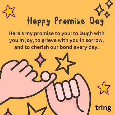 Greeting Card Promise Day Messages For Friends