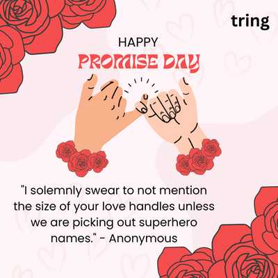 Funny Promise Day Quotes for Love